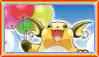 raichu with balloons